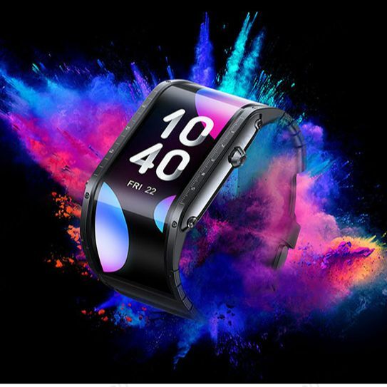 Nubia-relojes inteligentes para hombre y mujer, pulsera con pantalla Flexible y plegable AMOLED de 4,01 pulgadas, 1GB, 8gb, Bluetooth, compatible con android
