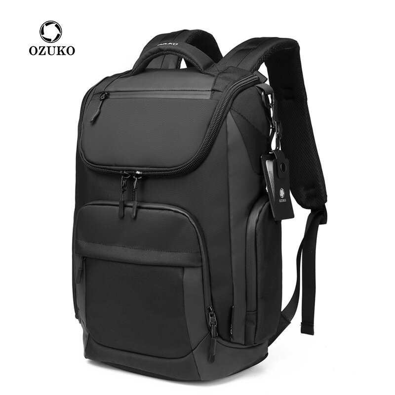 New fashion men's business backpack sports and leisure backpack men's outdoor travel waterproof computer bag
