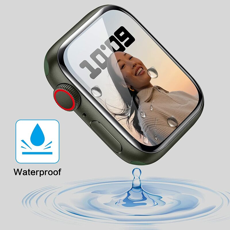 Protetor de tela película protetora clara para Apple Watch 8 7 6 SE 5 4 3 filme hidrogel série IWatch 45MM 41MM 44MM 40MM 42MM 38MM