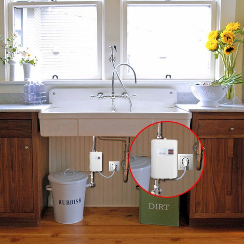 3800W Tankless Elektrische Wasser Heizung Badezimmer Küche Durchlauferhitzer Wasserhahn Temperatur display Heizung Dusche 220V/110V
