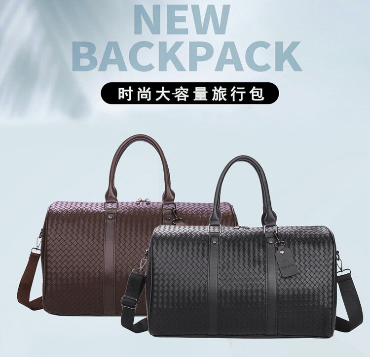 YILIAN Prepare the new soft leather bag 2022 men and women general short luggage leisure fashion bag handbag, large capacity