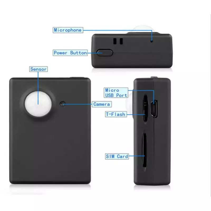 X9009 SMS MMS GSM Infrared Anti-theft PIR Motion Sensor Alarm with High Clarity Camera
