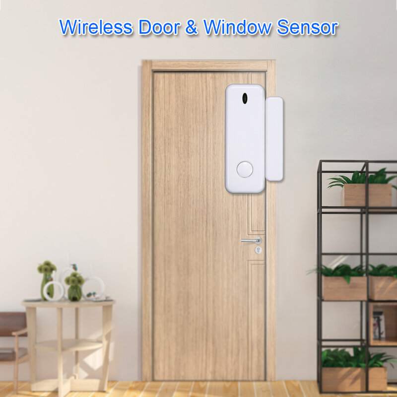 Wireless 433mhz Door and Window Magnetic Sensor Wireless Connection Smart Home Wireless Door Detectors Door Magnetic Automation