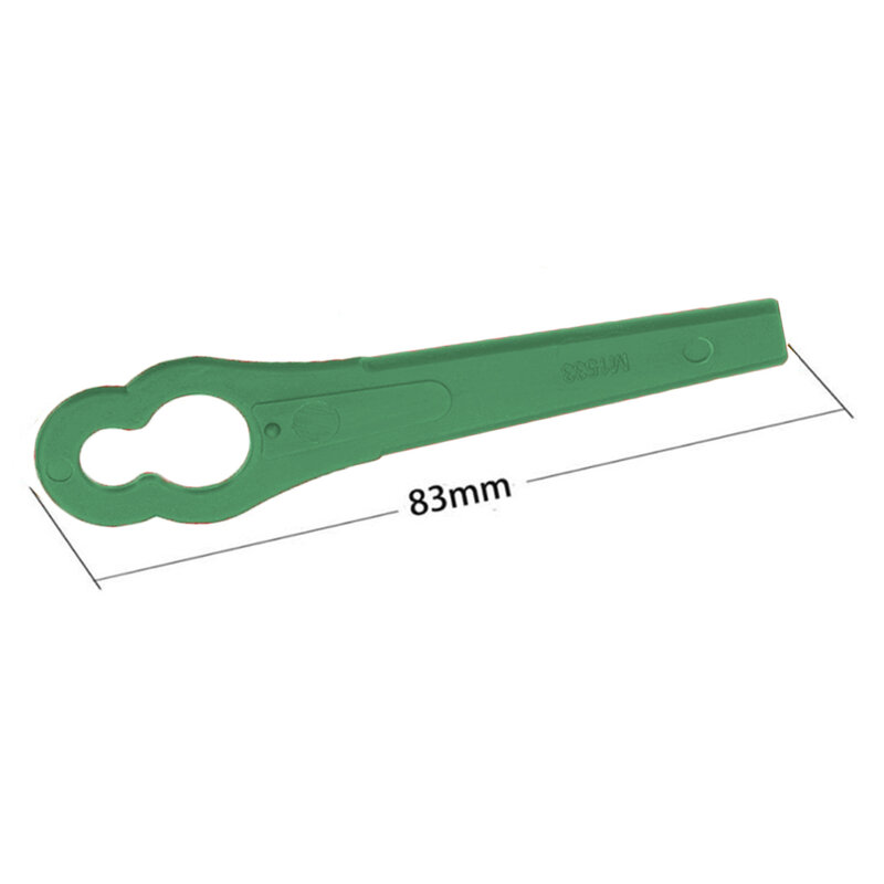 50pcs Gourd Shaped Lawn Mower Blades Plastic Grass Trimmer Blade for Garden Power Tools Parts Accessories Supplies