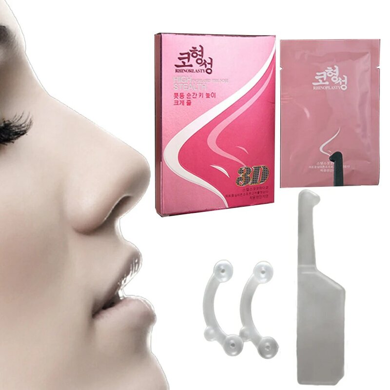 Dispositivo de nariz Invisible 3D, rinoplastia, puente de Clip para la nariz, elevador de nariz, herramienta de belleza sin dolor