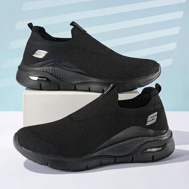Unisex Sneakers Men's Sneakers Fly Weaving Breathable Casual Sports Shoes Zapatillas Mujer Comfortable Slip on Male Tennis Shoes