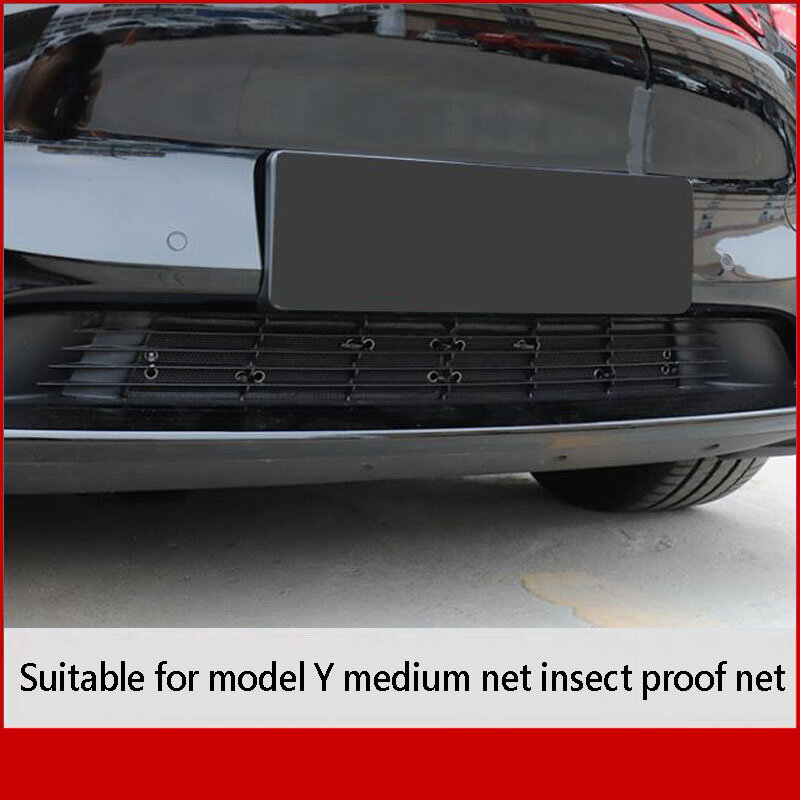 Suitable for Tesla model Y insect-proof net front cover middle net air conditioner intake air intake front bumper filter