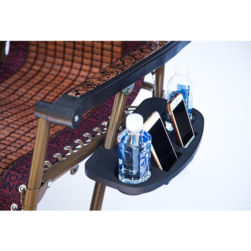 اكسسوارات كرسي أسود التخييم كأس صالة كرسي قابل للطي صينية كليب أدوات المشروبات حامل المحمولة البلاستيك السفر في الهواء الطلق