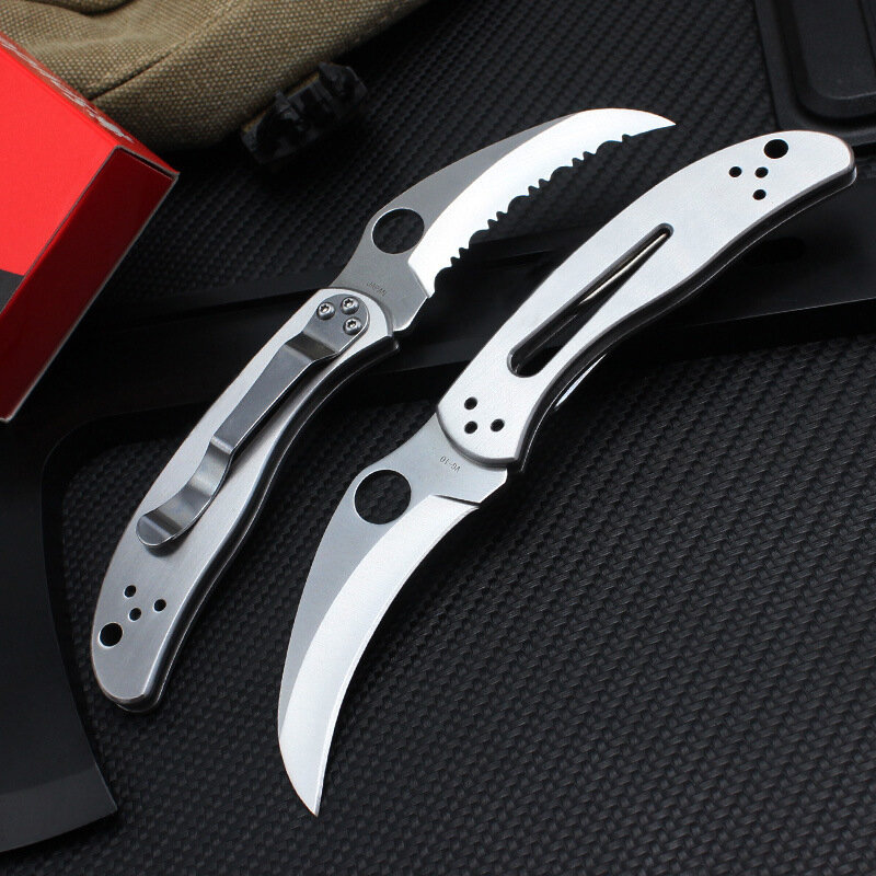 High Hardness Outdoor Knife Tactical Folding Knife Outdoor Camping Wilderness Security Pocket Portable EDC Tool
