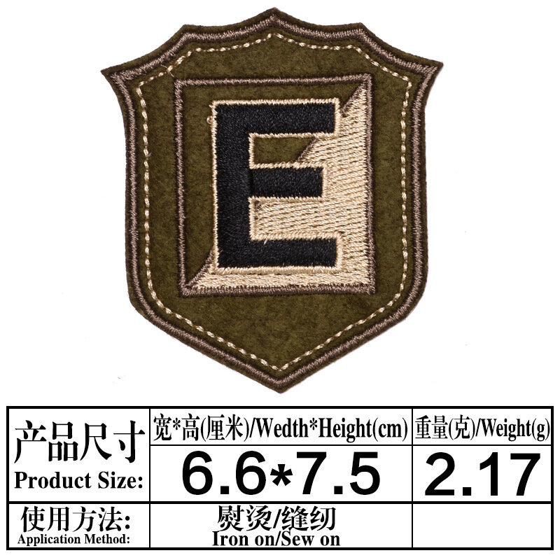 9個のミリタリーパッチ刺繍鉄米国イーグルオンウェアバックパック戦術軍の戦術的なdiyバッジの装飾服のストライプ