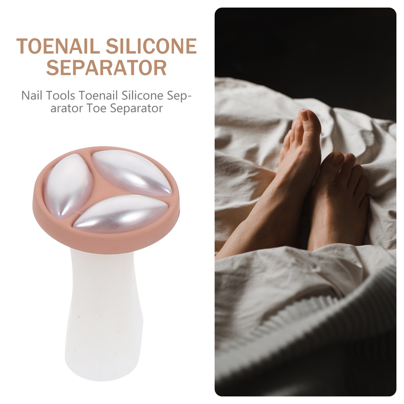 Toe manicure separadores de pé separador de silicone divisor toenail ferramenta pedicuretools espaçadores de unhas divisor de dedo