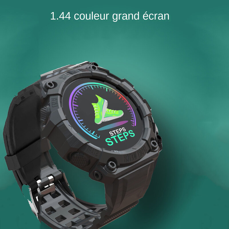 LMC-reloj inteligente B33, pulsera deportiva con pantalla redonda a Color, control del ritmo cardíaco, conexión Bluetooth, podómetro, música, clima al aire libre Entrega rápida