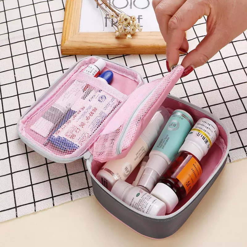 First Aid Kit Bag Portable Travel Medicine Package Emergency Kit Bags Small Medicine Divider Storage Organizer Home Outdoor