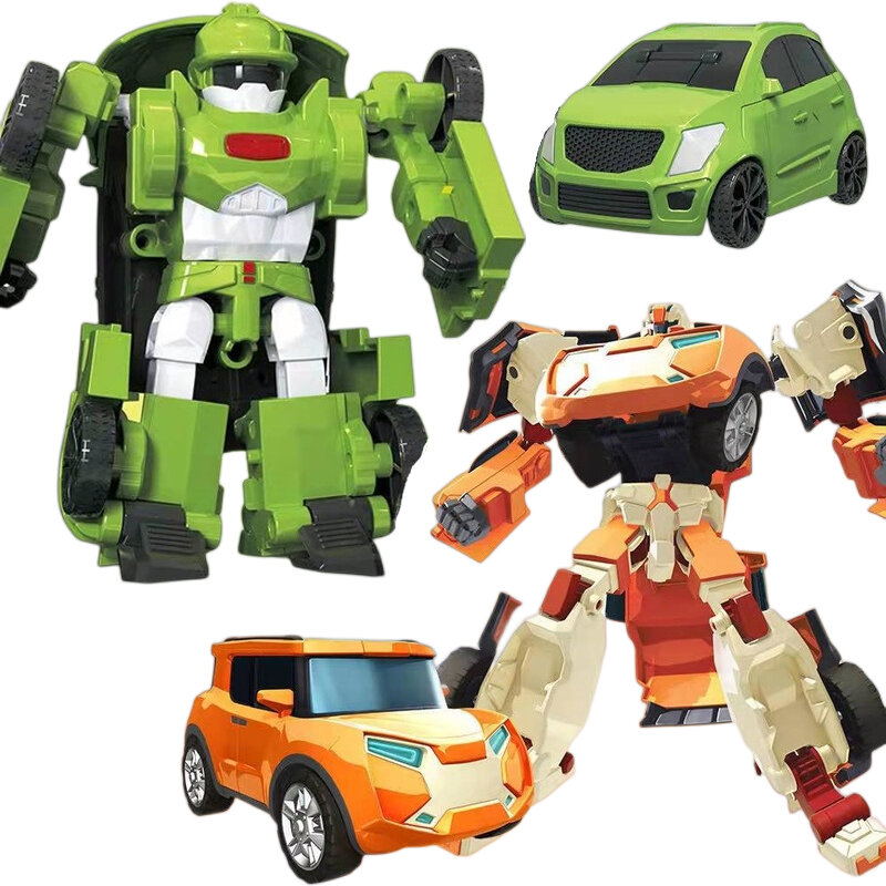 Robot déformé de transformation de voiture pour enfants, figurine d'action pour garçon, mini modèle d'anime coréen, jouets pour enfants, livraison gratuite, Tobot Brother
