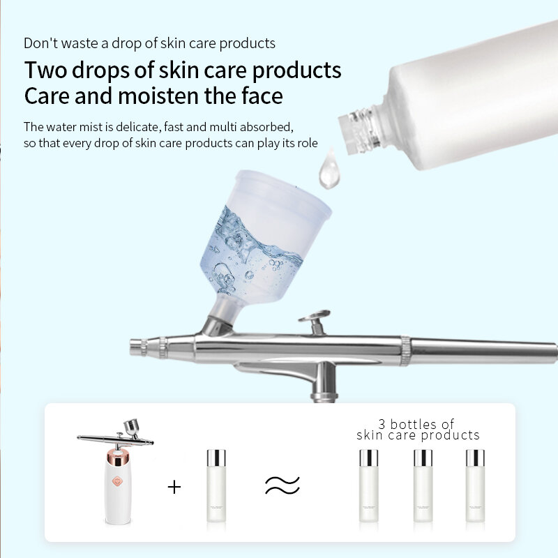 2022 Nieuwe Hoge Druk Zuurstof Injectie Instrument Huishouden Handheld Zuurstof Injectie Instrument Facial Hydraterende Spuit