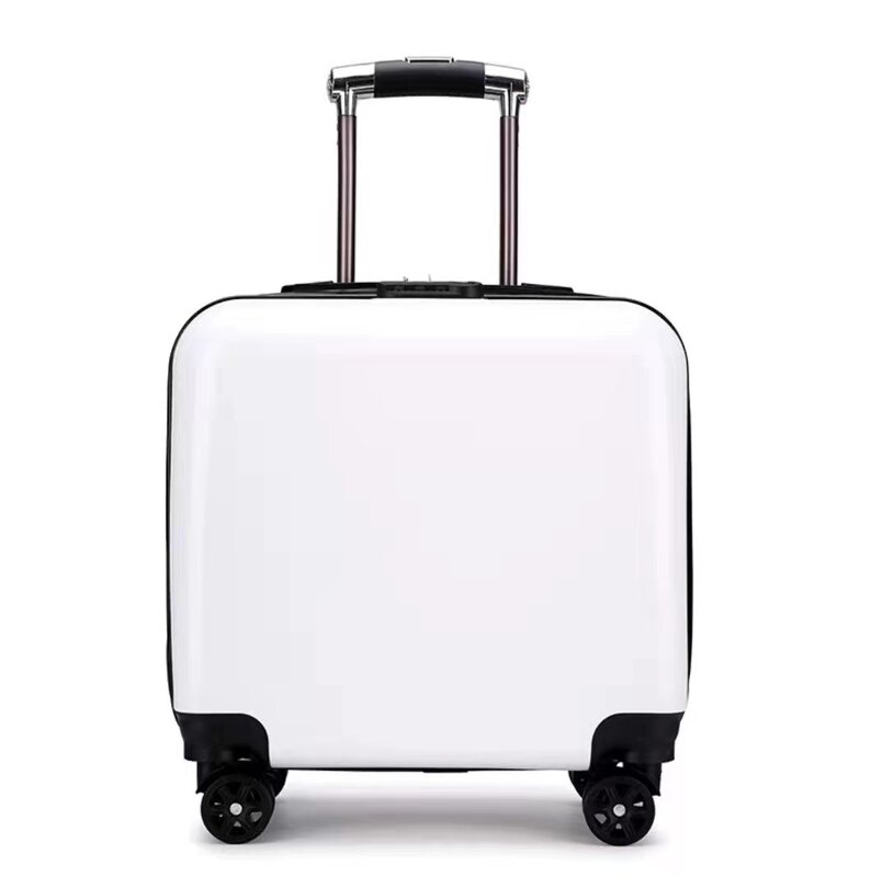 Vendite calde nuovo Design moda doganale rotolamento bagagli 18 pollici per uomo donna ABS