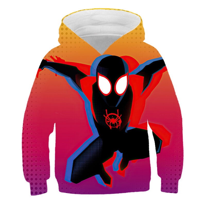 Sudadera con capucha de Spiderman para niños y niñas, ropa encantadora para niños de 3 a 14 años, 2023