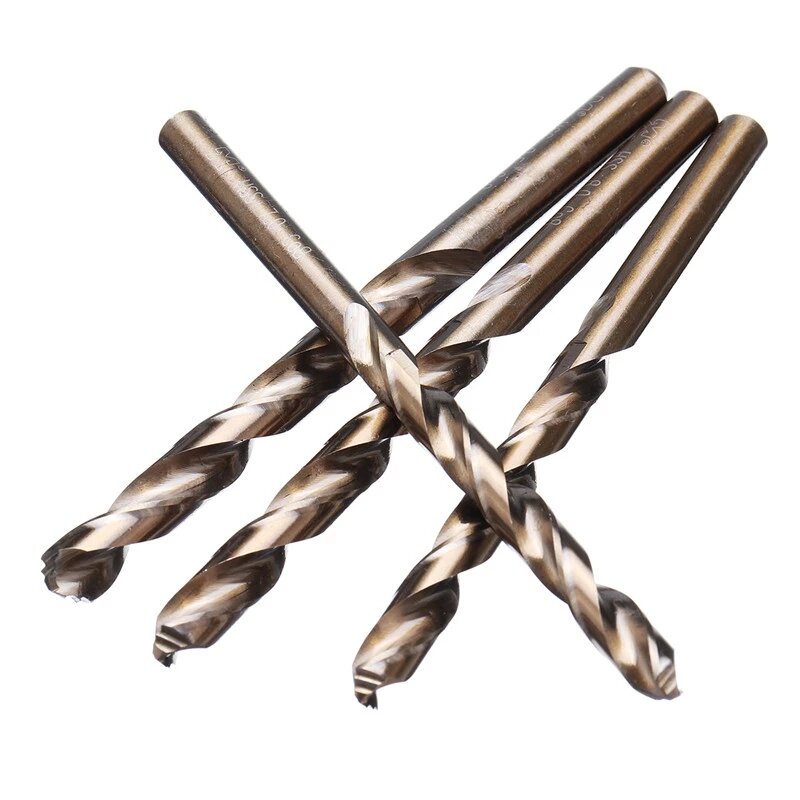 1 Set M42 HSS-Co Twist Drill Bit Set Head Stainless Steel 8% High Cobalt Drill Bits Hardness 68-70 HRC for Wood Metal Drilling