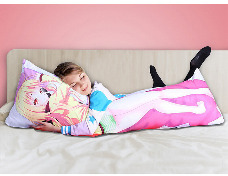 Dakimakura Anime Virtual Youtuber Double-sided Print Life-size Body Pillow Cover
