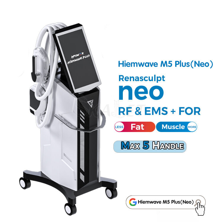 HI-EMT Electromagnetic Muscle Stimulation EMSLIM Neo Machine Four Handles Body Sculpting