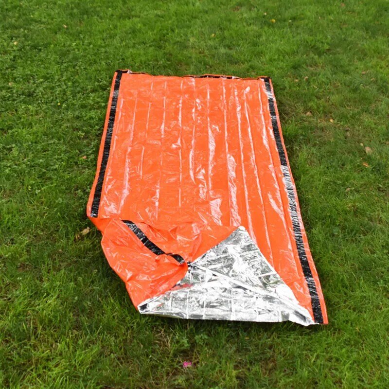 Wodoodporny lekki termiczny śpiwór awaryjny Bivy work-survival koc torby Camping