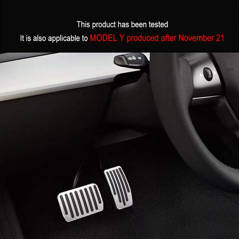 For Tesla Model 3 Model Y Car Foot Pedal Pads Covers Accessories Brake Rest accelerator pedal Protect Model Y 2022 2021
