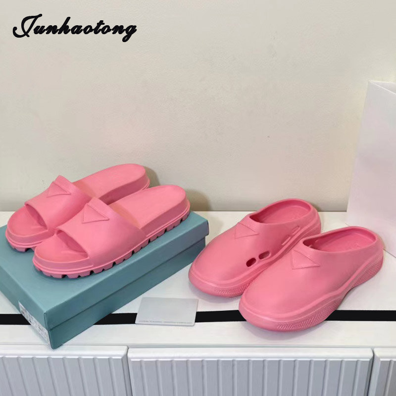 Luxus Hausschuhe Frauen Sandalen Rutschen Schuhe Frau 2022 Designer plattform Outdoor Sommer Slipper Weibliche Chaussure Femme Flip Flop