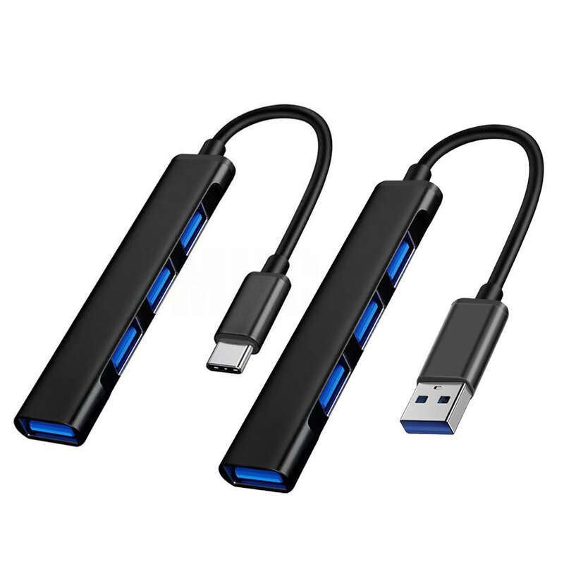 Tipe C USB C HUB 3.0 3.1 4 Port Adaptor Multi Splitter OTG untuk Lenovo HUAWEI Xiaomi Macbook Pro 15 Air Pro Aksesoris USB Hub