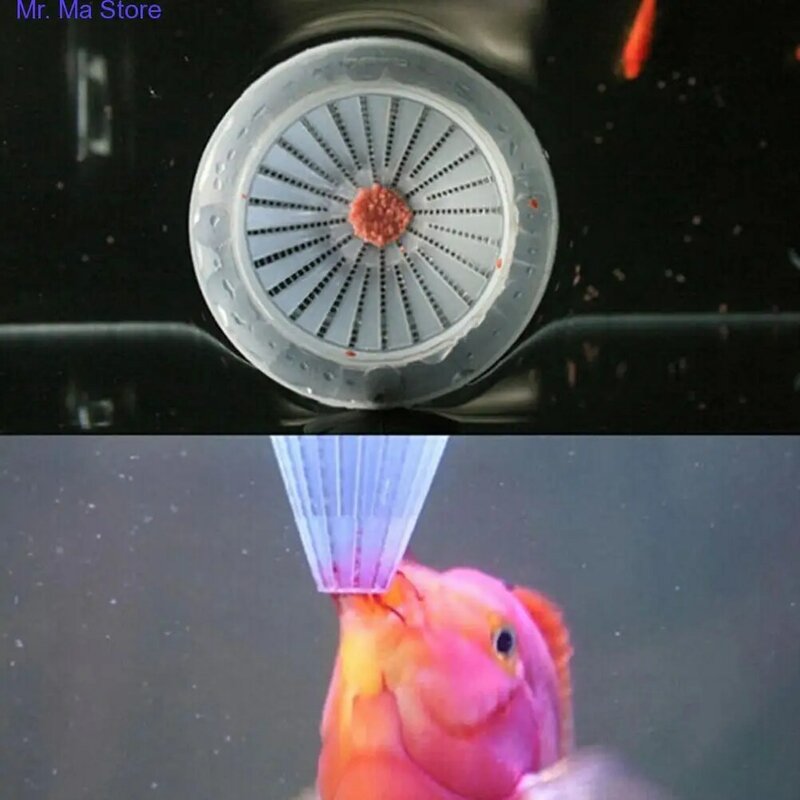 New Funnel Shape Aquarium Tank Live Worm Bloodworm Cone Fish Feed Funnel Tool Basket Feeder Hot Sale