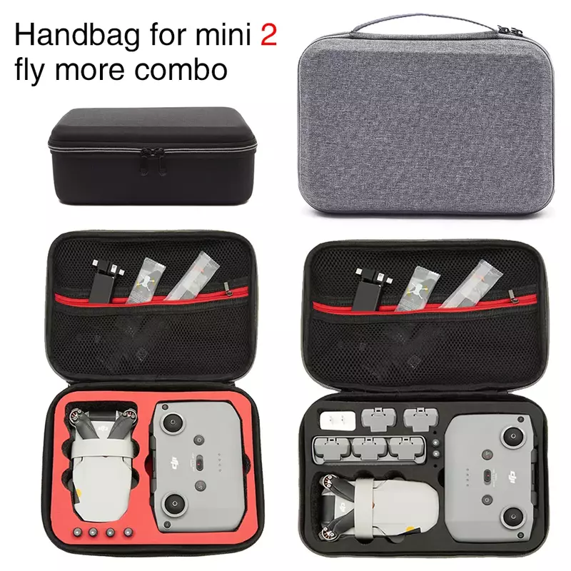 DJI Mini 2 Storage Bag Carrying Case Remote Controller Battery Drone Body Handbag for DJI Mavic Mini 2 Drone Accessories