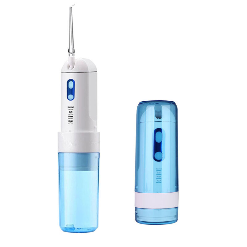 Irrigador Oral portátil de agua, limpiador Dental eléctrico de 4 modos, recargable por USB, 200ML