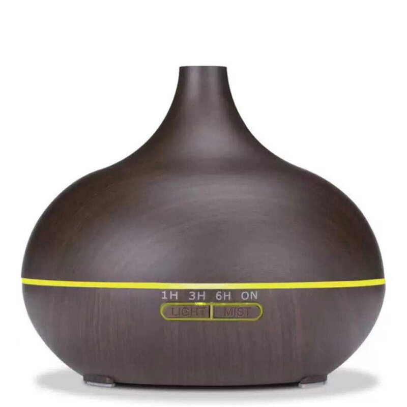 500ml aroma difusor de óleo essencial difusor purificador de ar umidificador ultra-sônico casa 7 cor led gradiente