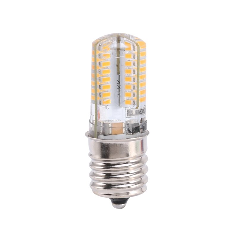 E17 Socket 5W 64 LED lampadina 3014 SMD luce bianco caldo AC 110V-220V