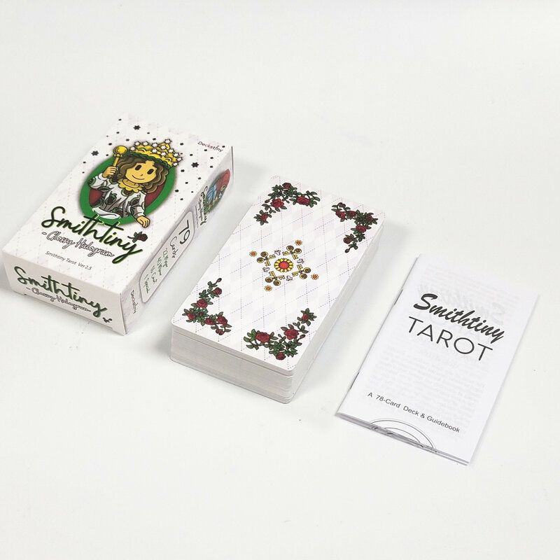 2022 novo 12x7 cm smithtiny tarô novo tarô oracle cartas com guia tarô baralho jogo de tabuleiro mesa