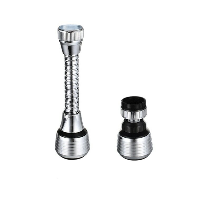 LMC 360 Degree Faucet Anti Splash Head Kitchen Water Saver Universal Rotating Bubbler Filter Nozzle Booster Nozzle Kitchen Tools