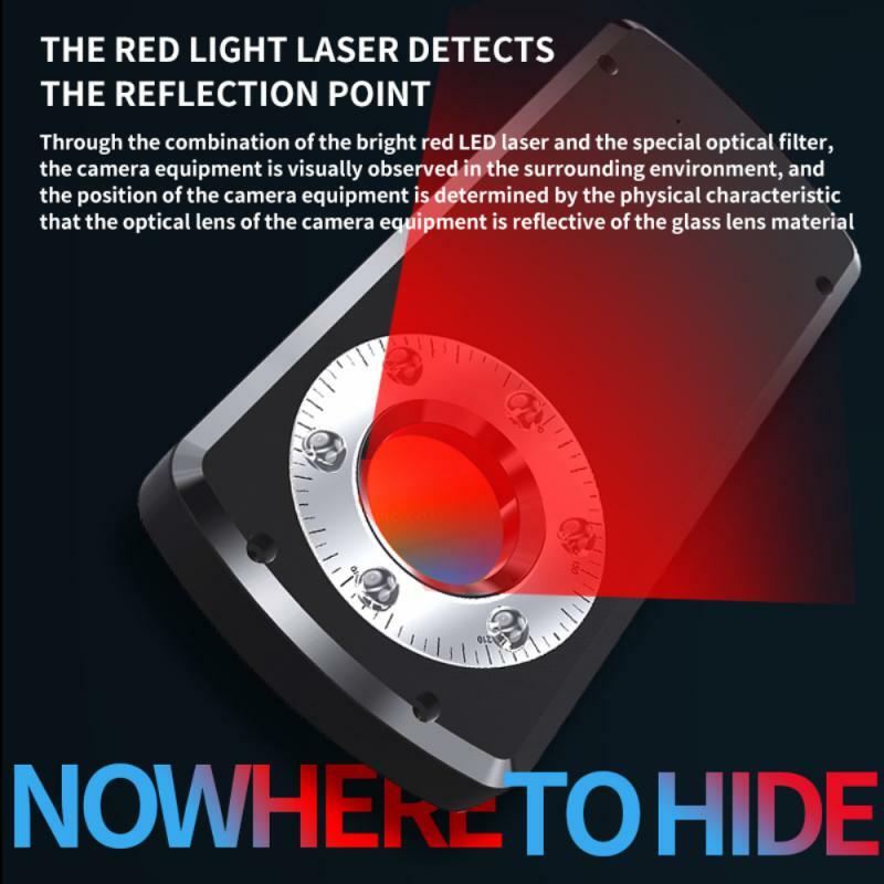 Detector sem fio do sinal do anti-rastreamento do detector infravermelho da anti-câmera do anti-posicionamento de gps da sensibilidade alta de ryra