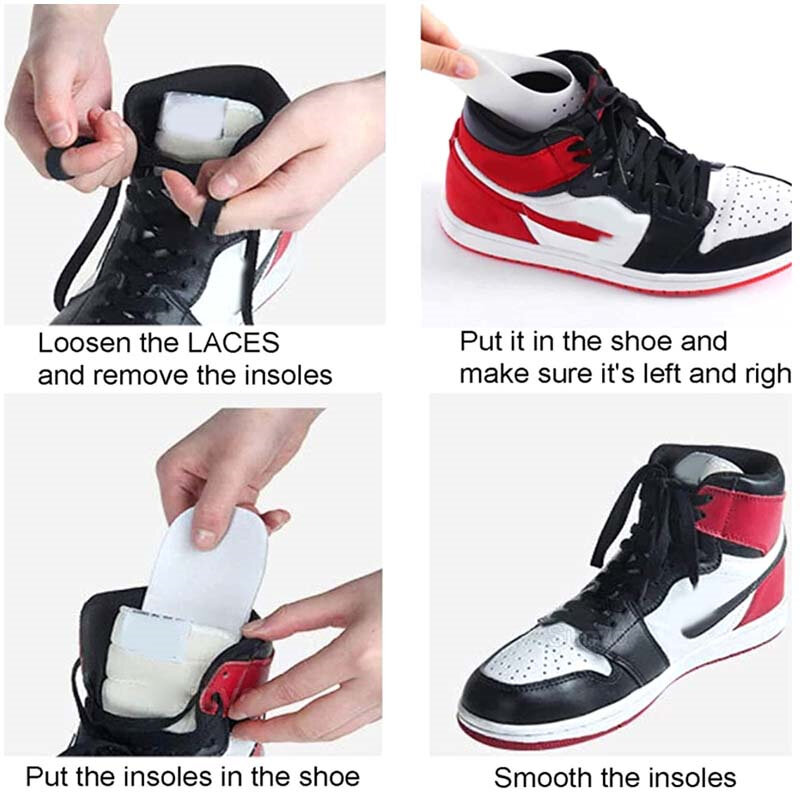 Anti Creased Shoe Protector for Men Sneakers Toe Caps Stretcher Extender Women Shoes Care Plastic Tree Protection Dropshipping