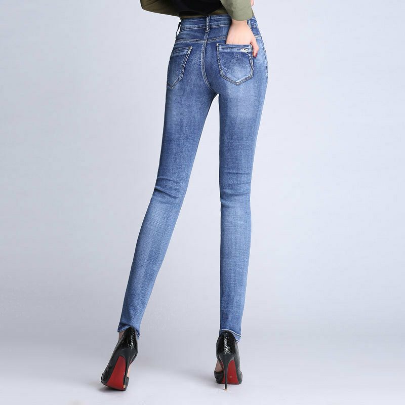 2022 novo calças de brim magro para mulheres casual moda tudo jeans feminino alta qualidade