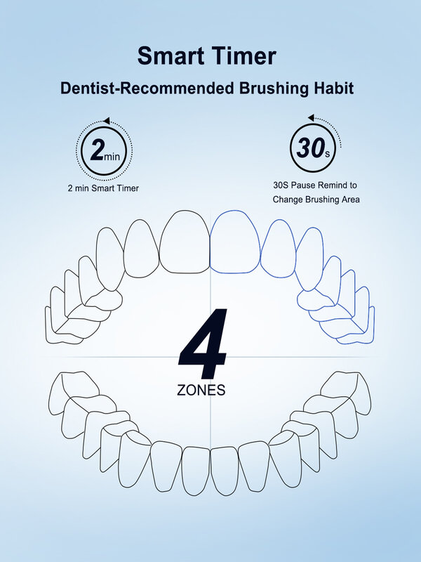 Sonic brosse a dent electrique sonique brosse à dents électrique brosse à dents adulte brosse à ultrasons pour le nettoyage des dents expédition rapide avec étui