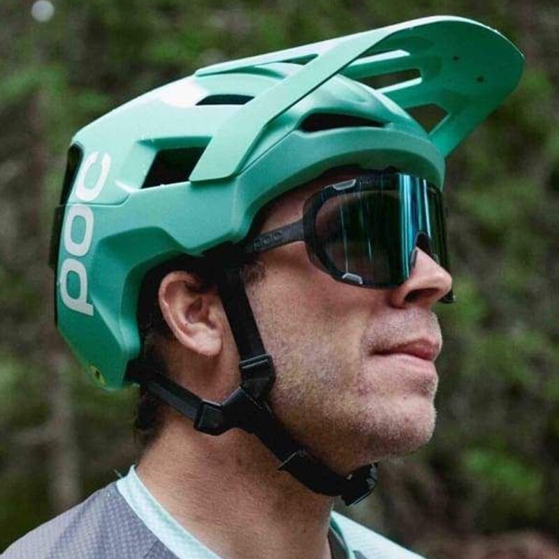オリジナルpocむさぼり偏光4レンズサイクリングサングラスメンズレディーススポーツマウンテンバイク自転車メガネmtb眼鏡gafas ciclismo