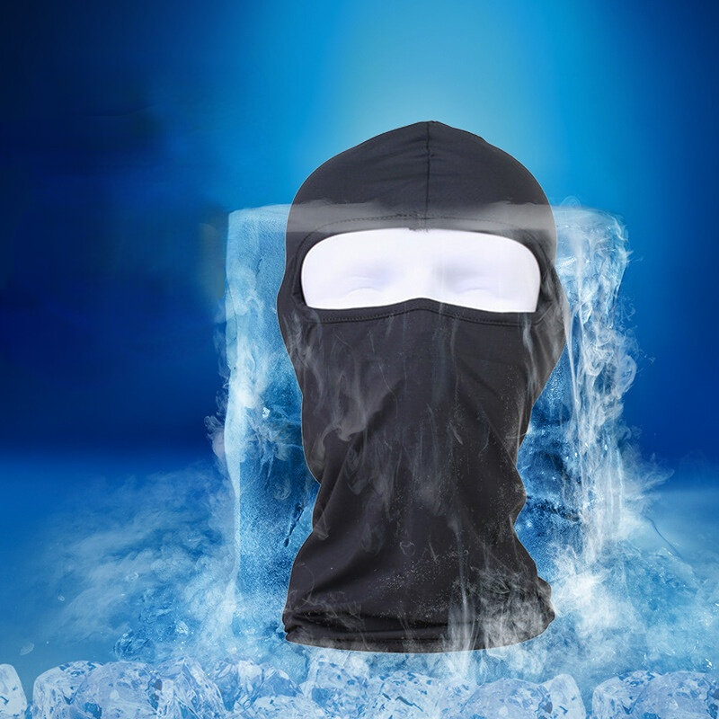 Ochrona UV mężczyźni czapki kobiety szybkie suche pełna twarz maski narciarskie pokrywa Tactical Military Liner fajne oddychające czapka kominiarka
