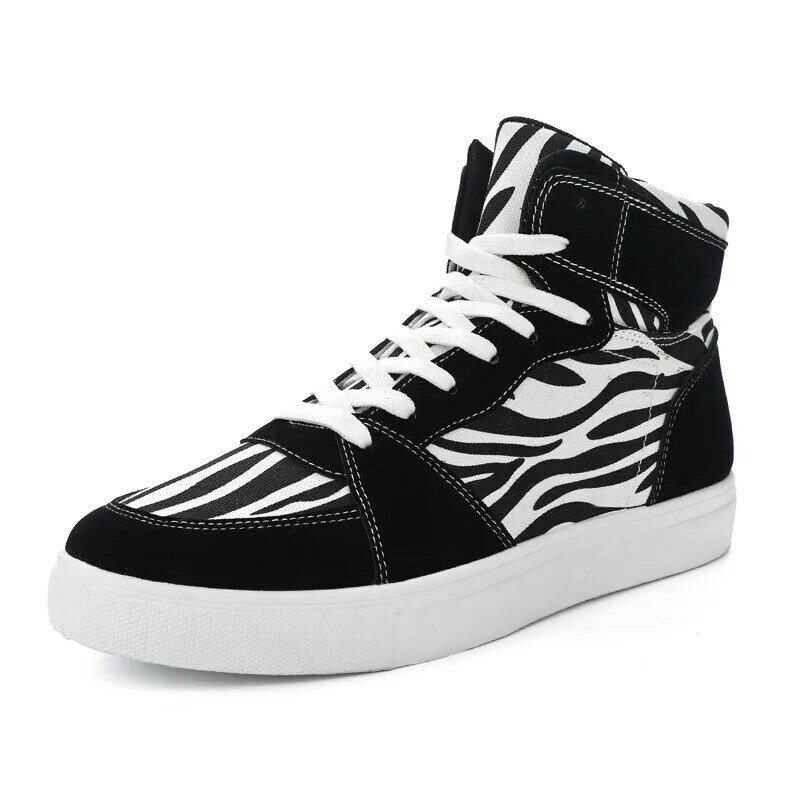 2023 homens sapatos casuais moda leopardo impressão tênis primavera outono tênis casual all-match flat meninos sapatos femininos sapatos planos