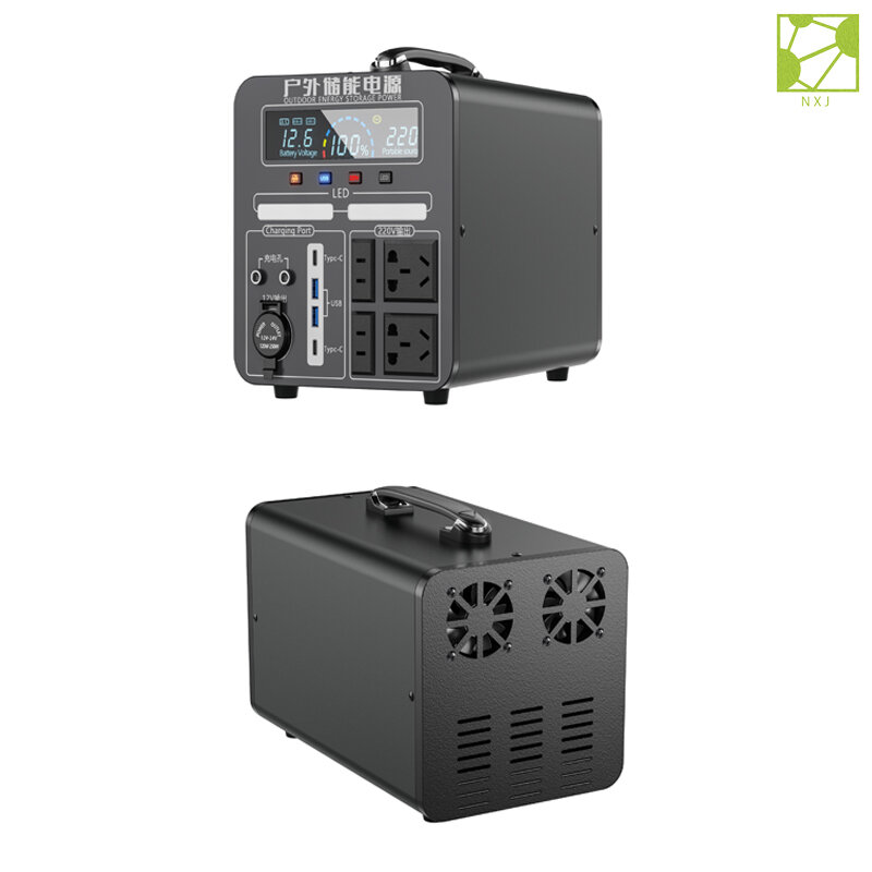 150000mAH 600W 220V 휴대용 전원 스테이션 배터리 LiFePO4 공급 보조베터리 야외 비상 태양열 발전기 냉장고