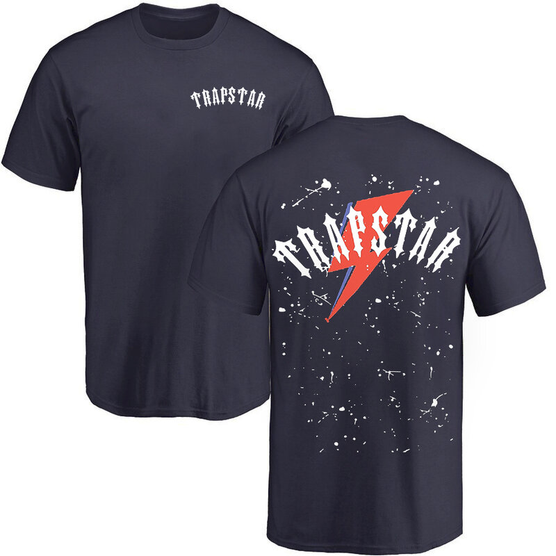 The Global Heat Music Limited Series Print mężczyźni letni t-shirt swetry typu oversize oddychające luźne koszulki Trapstar London koszulki