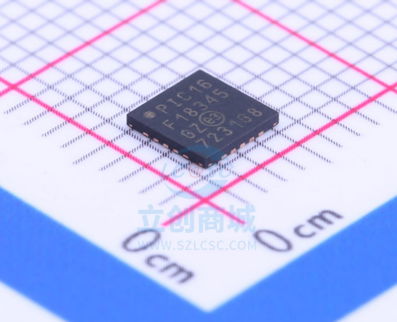 PIC16F18345-E/GZ Paket QFN-20 Baru Asli Asli Mikrokontroler IC Chip (MCU/MPU/SOC)