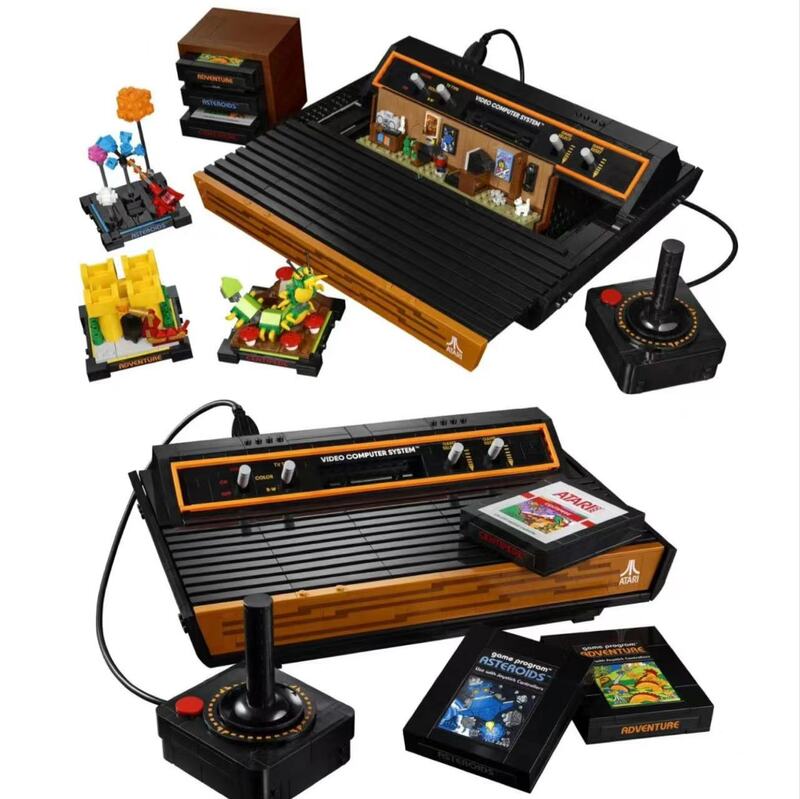 ใหม่ Icons Series 10306 Atari 2600วิดีโอคอมพิวเตอร์ระบบชุดอาคารชุดอิฐคอนโซลเกมชุดของเล่นสำหรับของขวัญสำหร...