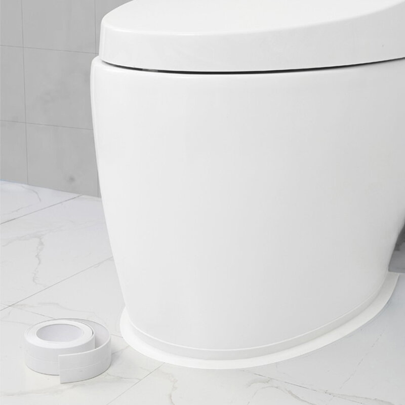 1M/3.2 Meters Bathroom Shower Bathtub Sealing Strips Tape PVC Kitchen Sink Waterproof Mildew Proof Wall Corner Caulk Strip Tapes
