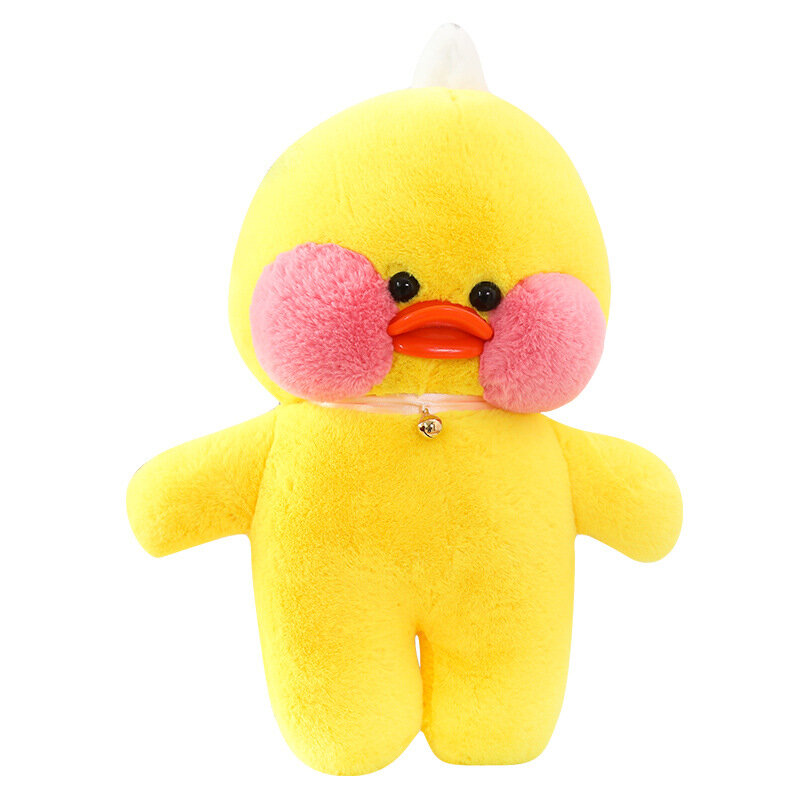 Huggy Wuggy-juguetes de peluche de dibujos animados para niños, almohada suave de animales de peluche Kawaii, LaLafanfan Cafe Duck, 40CM, regalo de cumpleaños