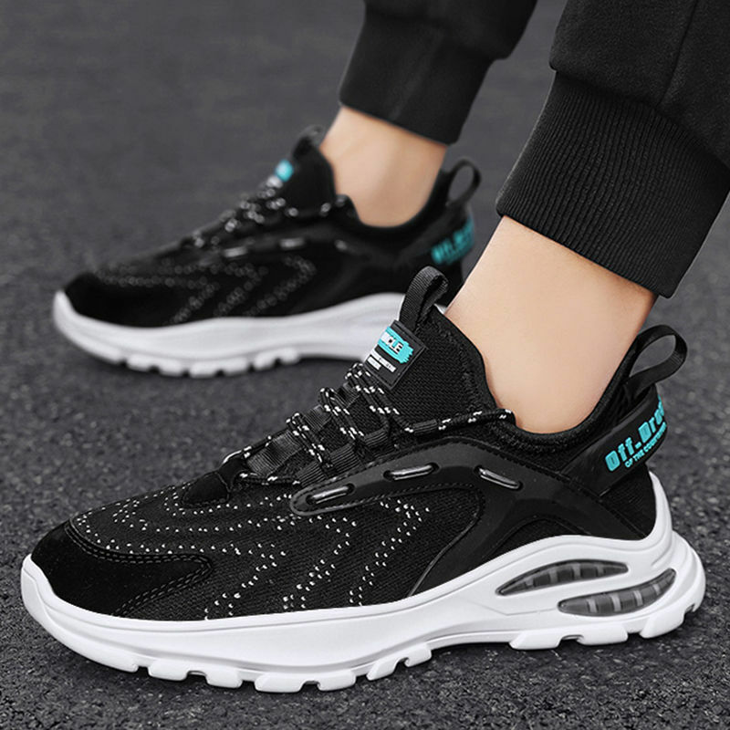 Trend Men's Shoes 2022 Summer New Running Shoes Breathable Air Cushion Sports Shoes Fashion Male Sneakers Athletic Footwear