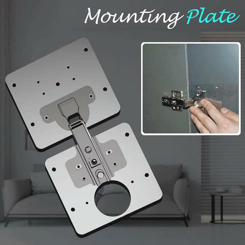 Hinge Repair Plate For Cabinet Furniture Drawer Window Stainless Steel Plate Repair Accessory